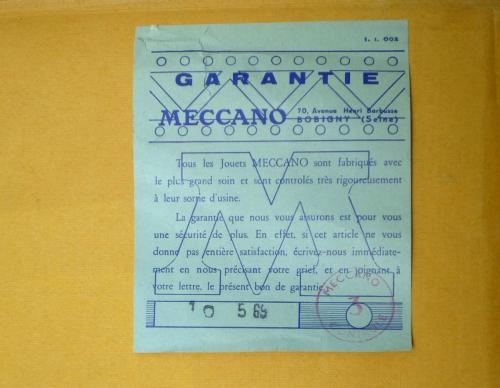 N°10   05-1964 - Garantie