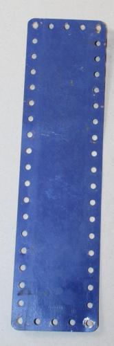 N°196-Petit Meccano bas-côté bleu-Bleu croisillonné