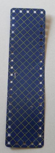 N°196-Petit Meccano haut côté bleu-Bleu croisillonné